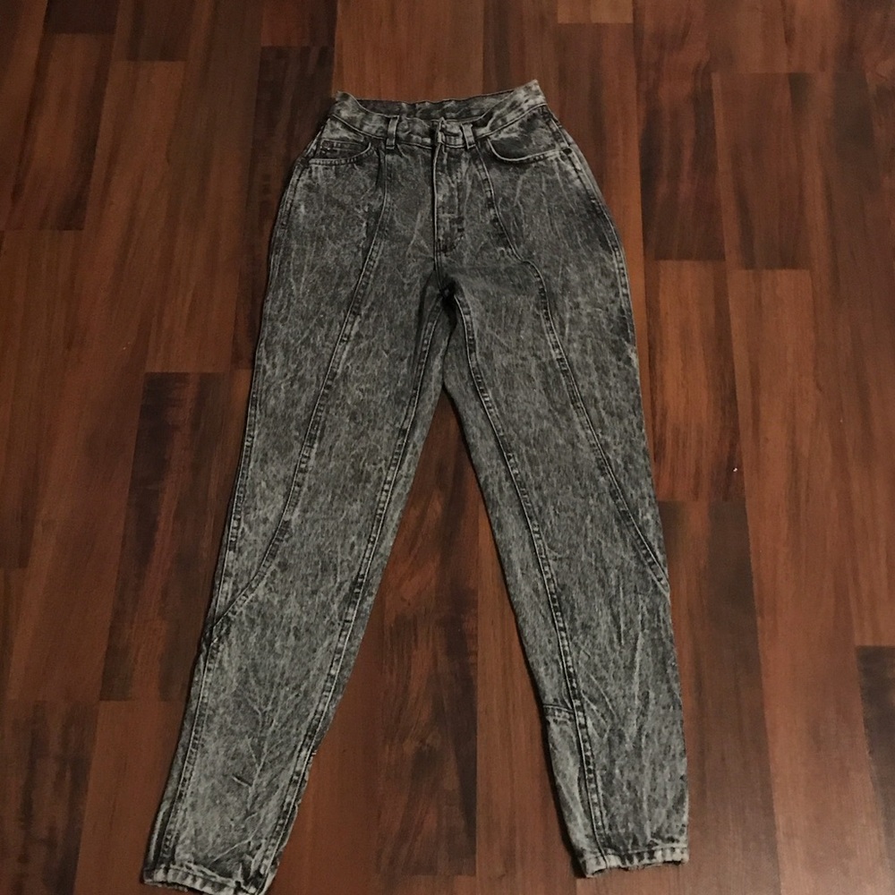 80s Vintage Lee High Rise Acid Wash Jeans